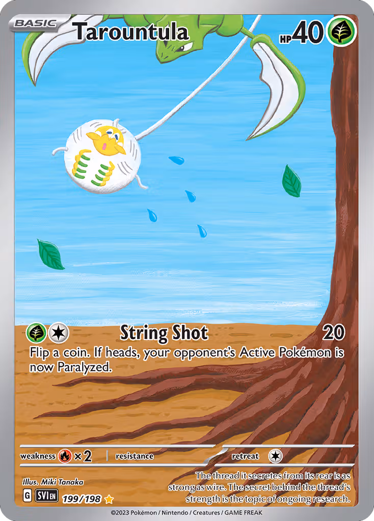 Tarountula 199/198 Pokemon card