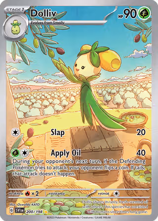 Dolliv 200/198 Pokemon card