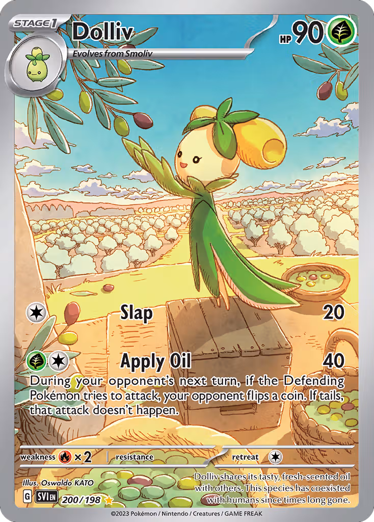 Dolliv 200/198 Pokemon card