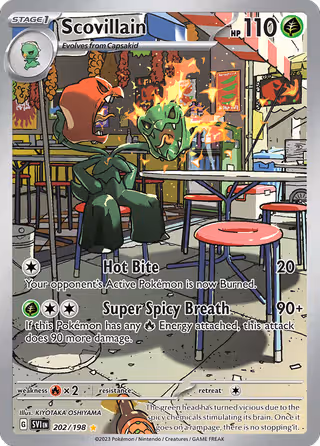 Scovillain 202/198 Pokemon card