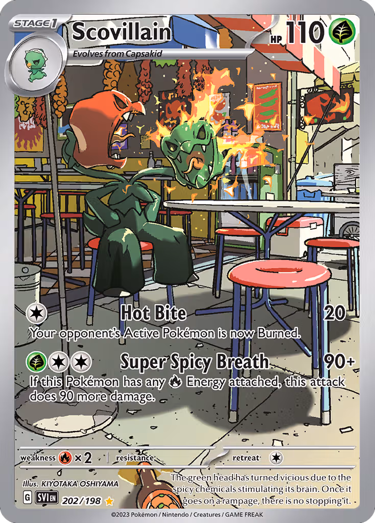 Scovillain 202/198 Pokemon card