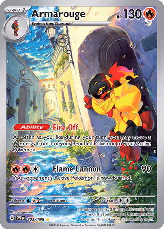 Armarouge 203/198 Pokemon card