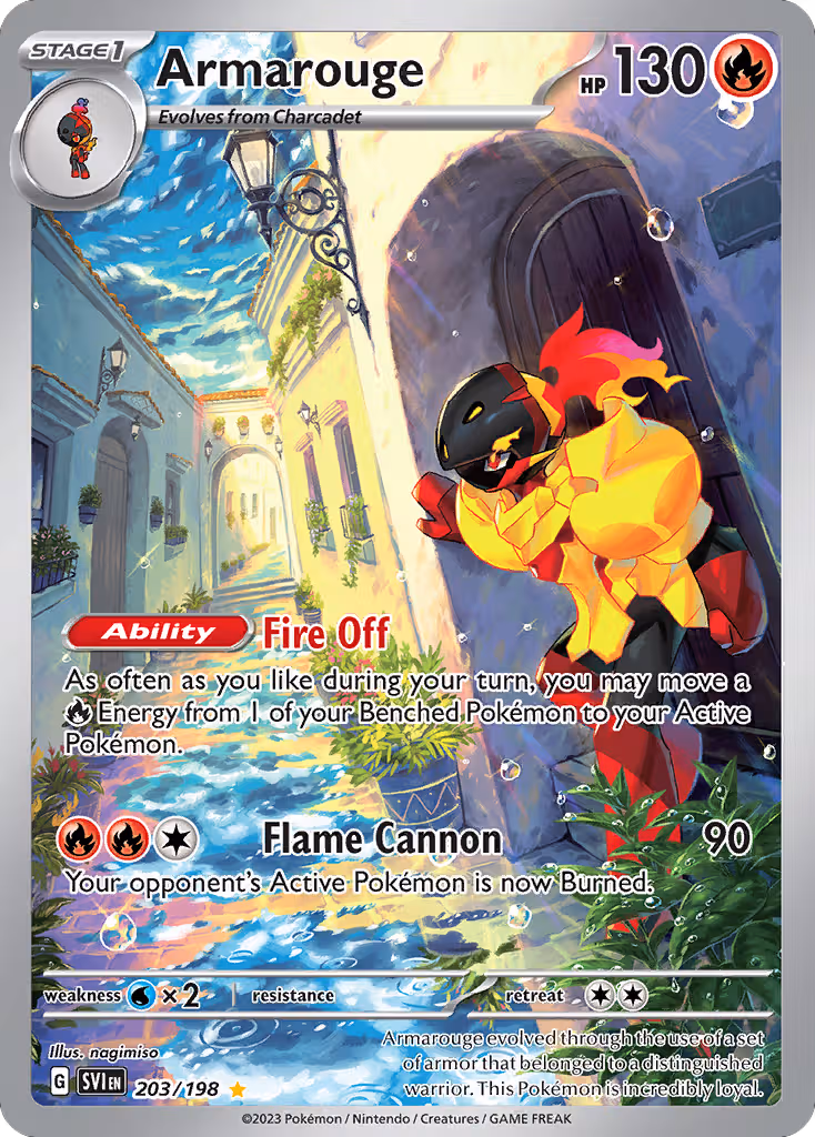 Armarouge 203/198 Pokemon card