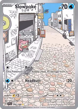 Slowpoke 204/198 Pokemon card