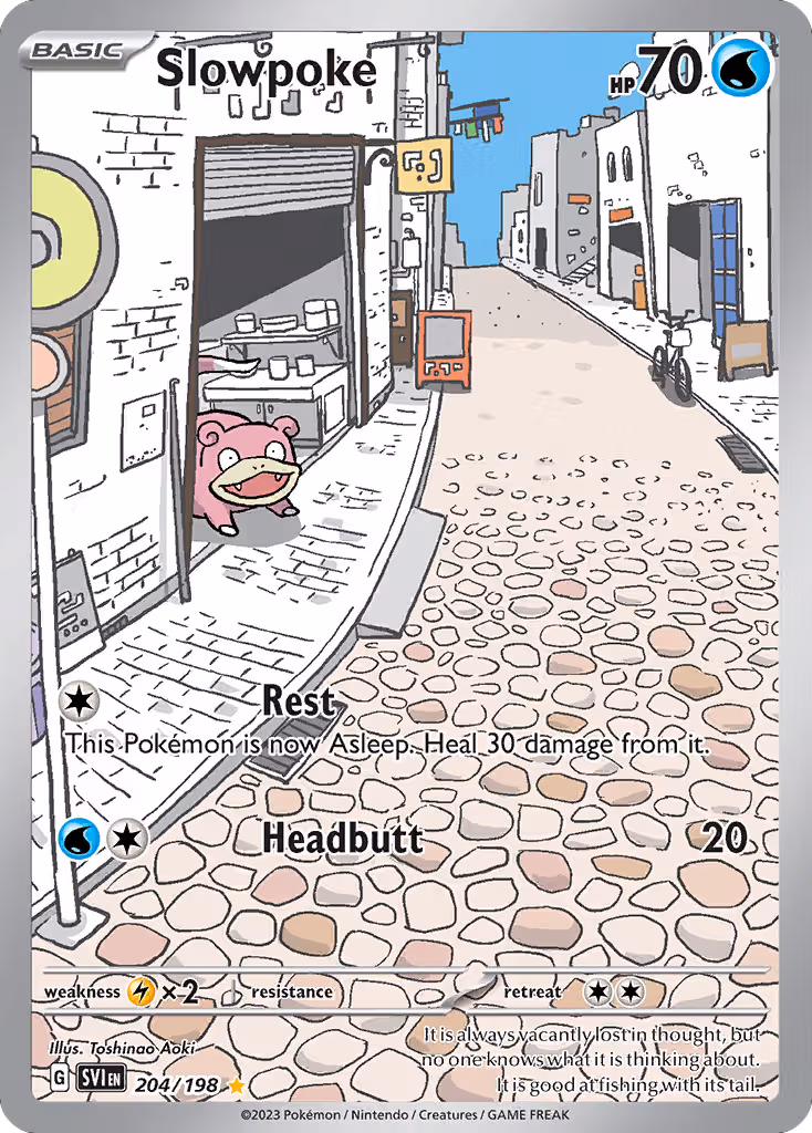 Slowpoke 204/198 Pokemon card