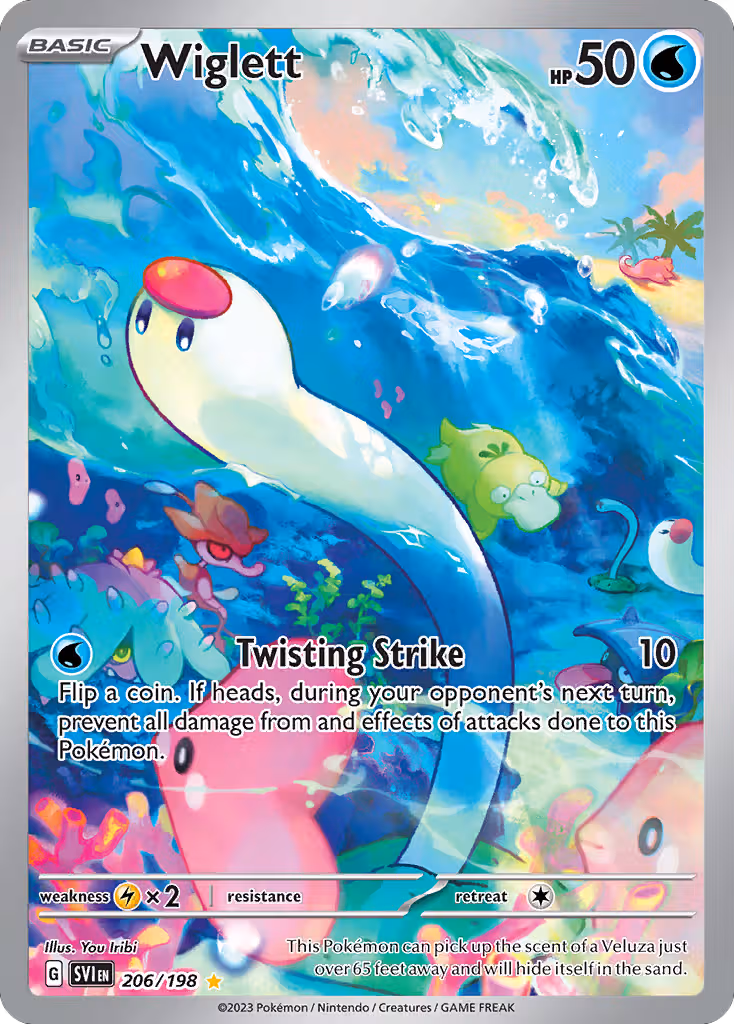 Wiglett 206/198 Pokemon card