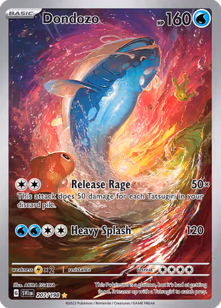 Dondozo 207/198 Pokemon card