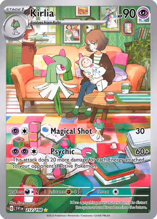 Kirlia 212/198 Pokemon card