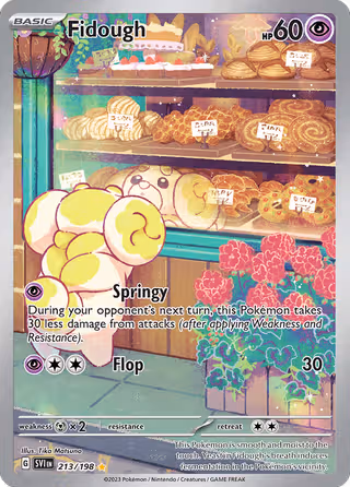 Fidough 213/198 Pokemon card