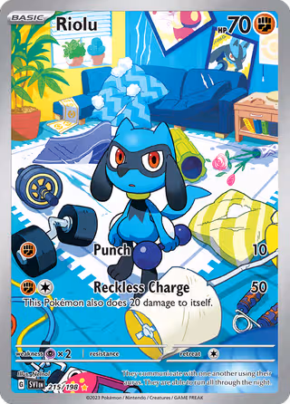 Riolu 215/198 Pokemon card