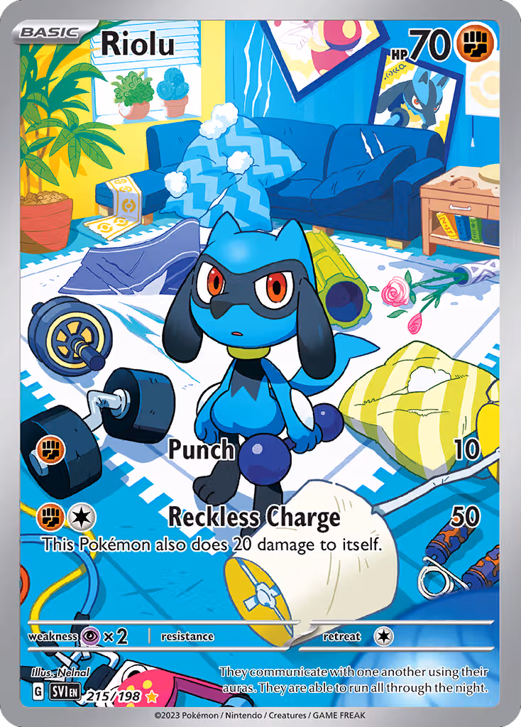 Riolu 215/198 Pokemon card