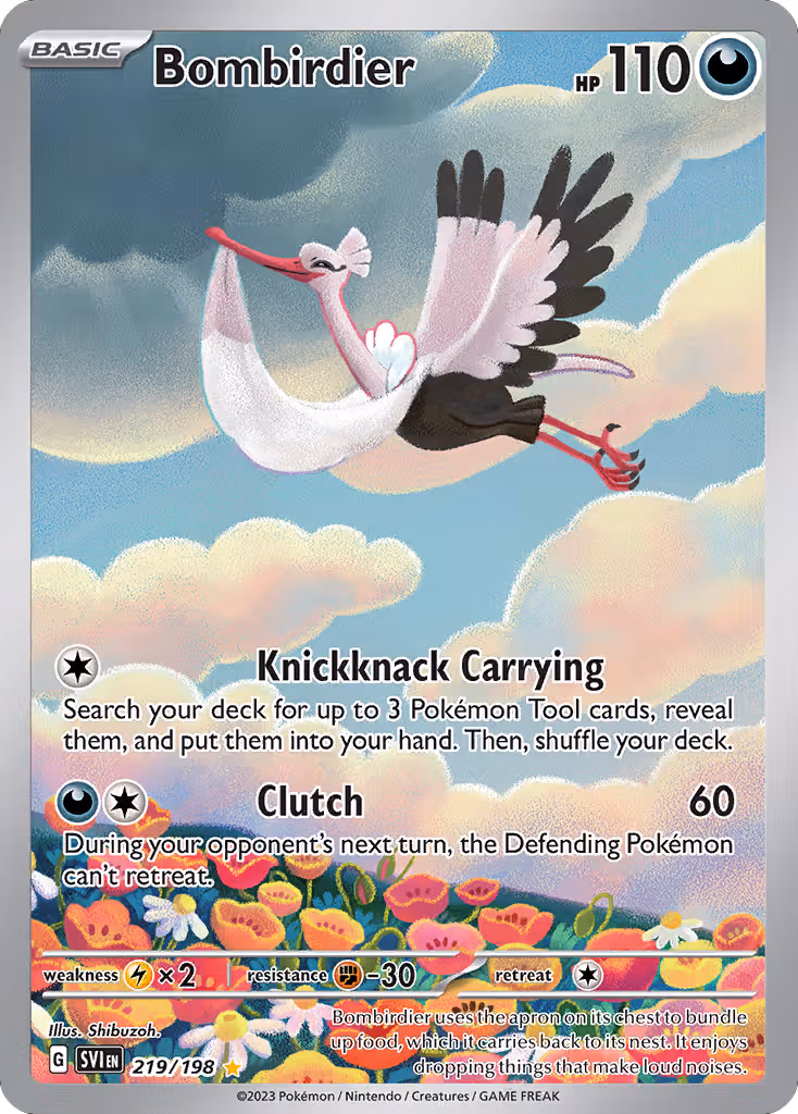 Bombirdier 219/198 Pokemon card