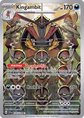 Kingambit 220/198 Pokemon card
