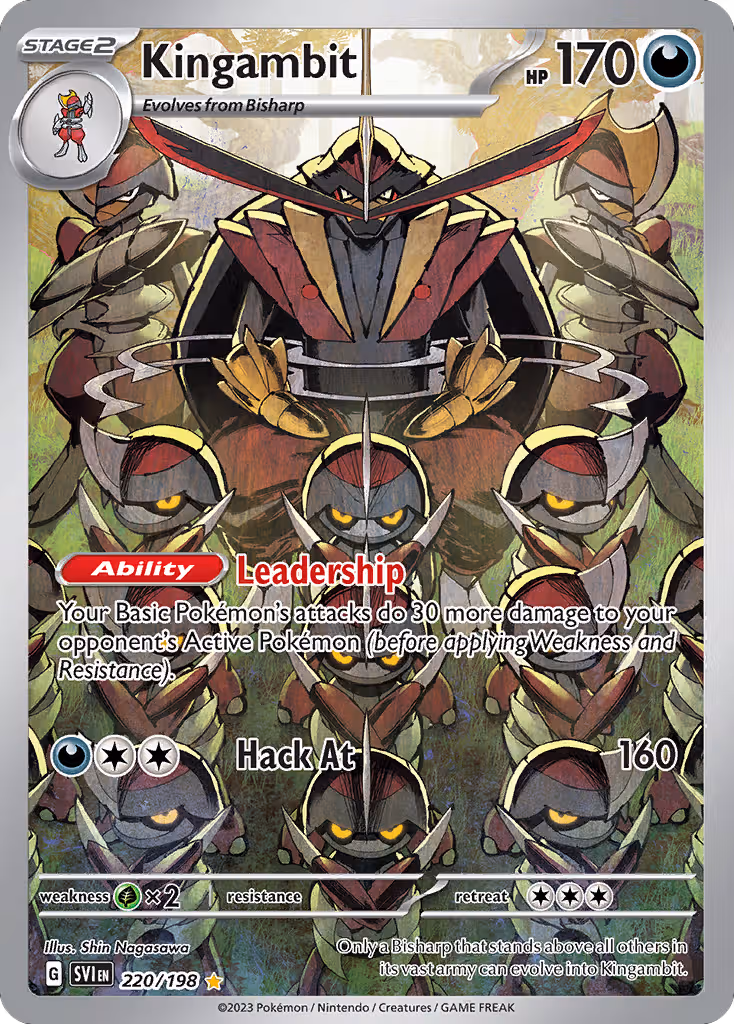 Kingambit 220/198 Pokemon card