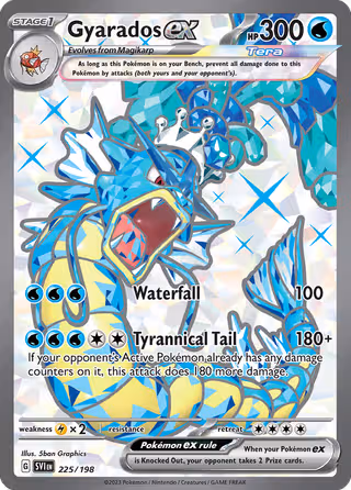 Gyarados ex 225/198 Pokemon card