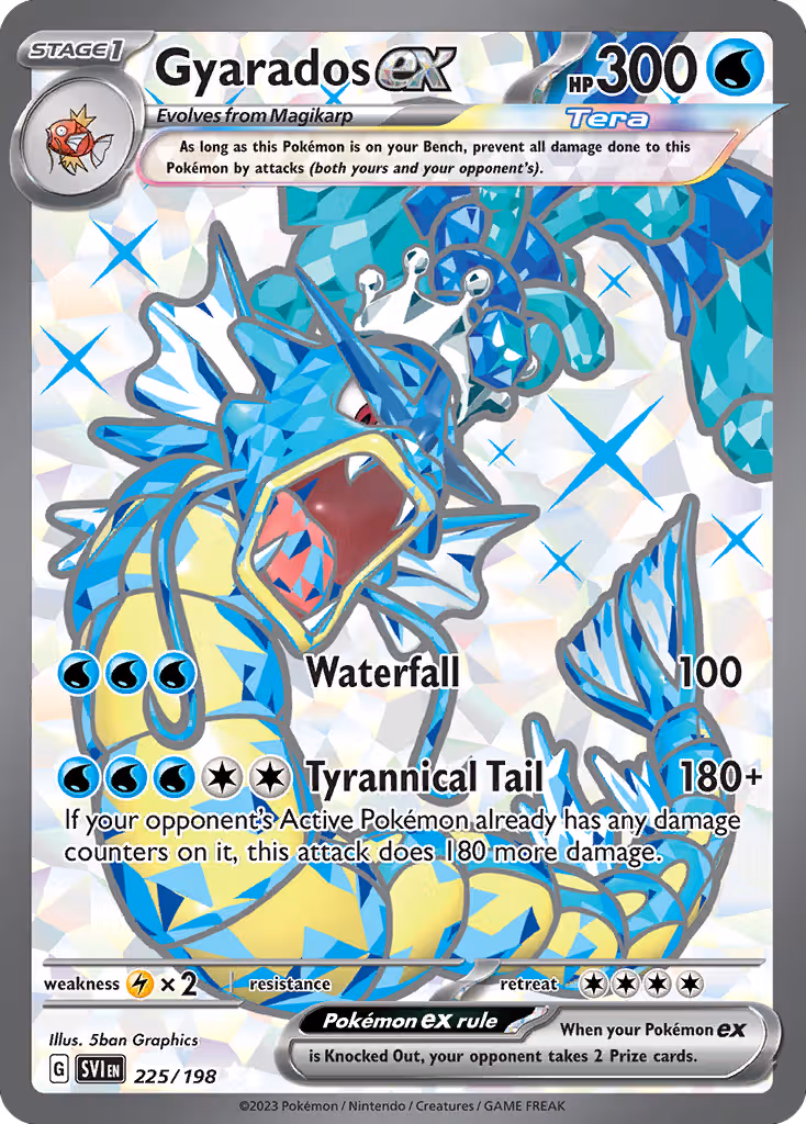 Gyarados ex 225/198 Pokemon card