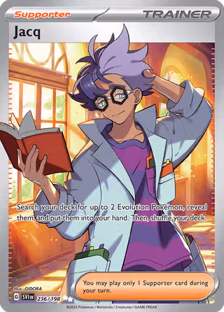 Jacq 236/198 Pokemon card