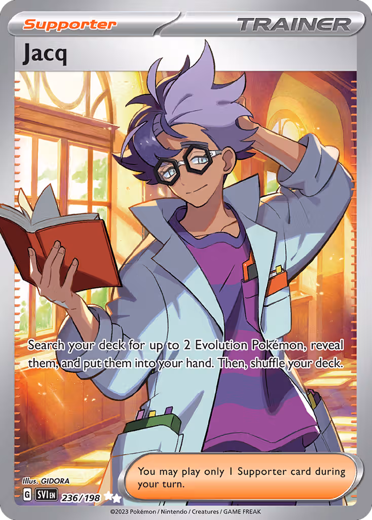 Jacq 236/198 Pokemon card