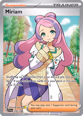 Miriam 238/198 Pokemon card