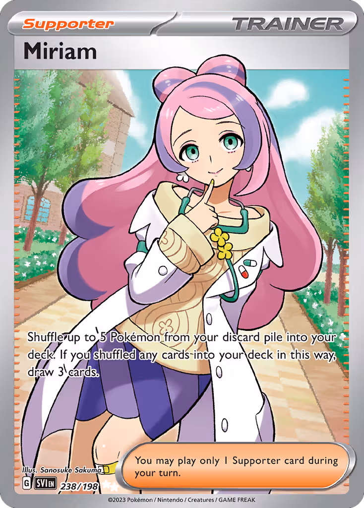 Miriam 238/198 Pokemon card