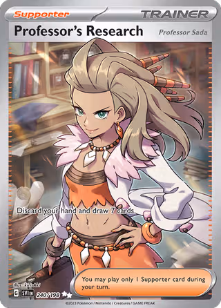 Professor's Research 240/198 Pokemon card