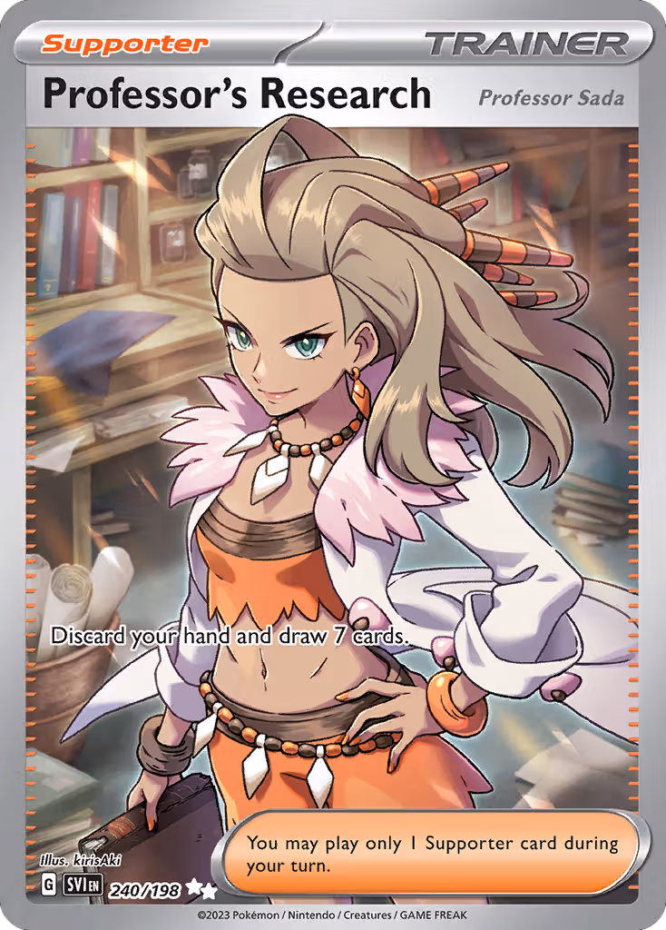 Professor's Research 240/198 Pokemon card