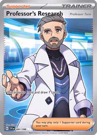 Professor's Research 241/198 Pokemon card