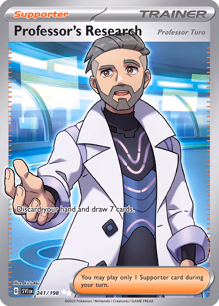 Professor's Research 241/198 Pokemon card