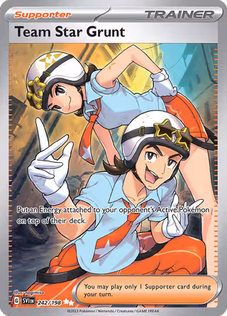 Team Star Grunt 242/198 Pokemon card