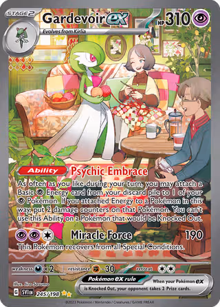 Gardevoir ex 245/198 Pokemon card