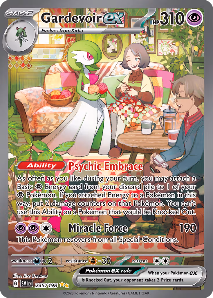 Gardevoir ex 245/198 Pokemon card