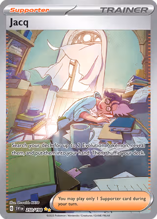 Jacq 250/198 Pokemon card