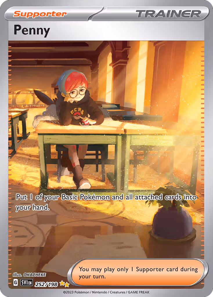 Penny 252/198 Pokemon card