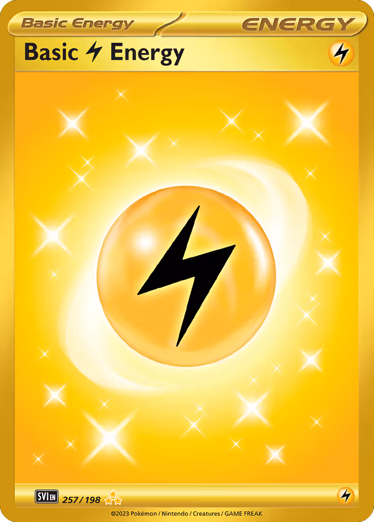 Basic Lightning Energy 257/198 Pokemon card