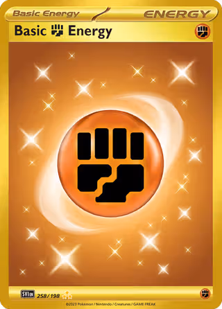 Basic Fighting Energy 258/198 Pokemon card