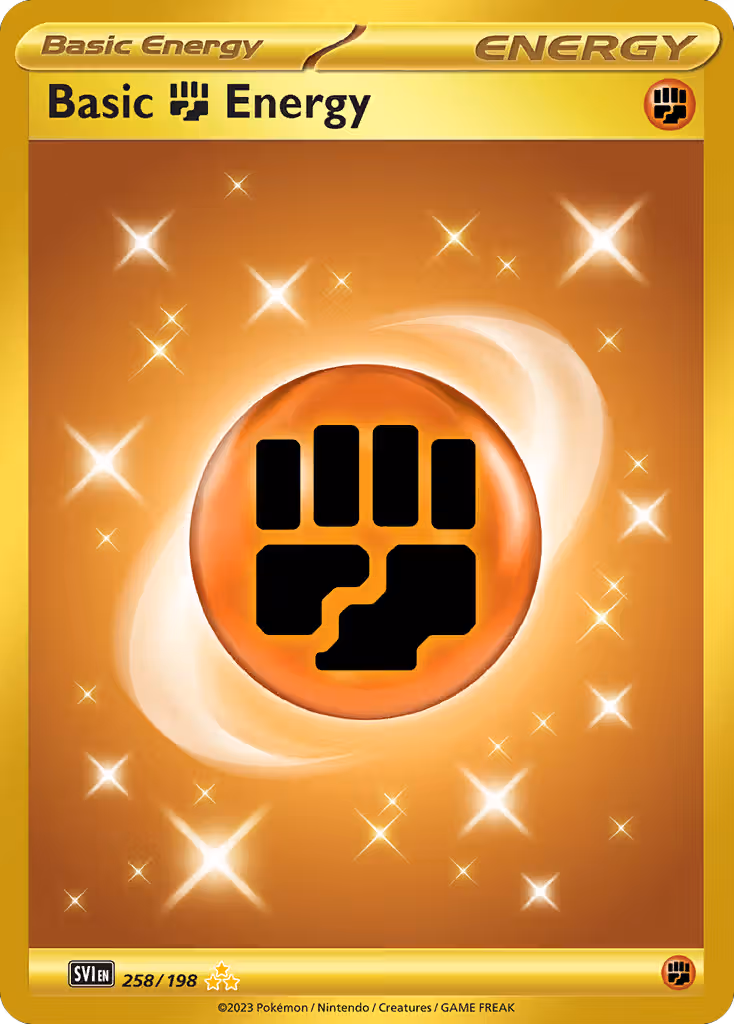 Basic Fighting Energy 258/198 Pokemon card
