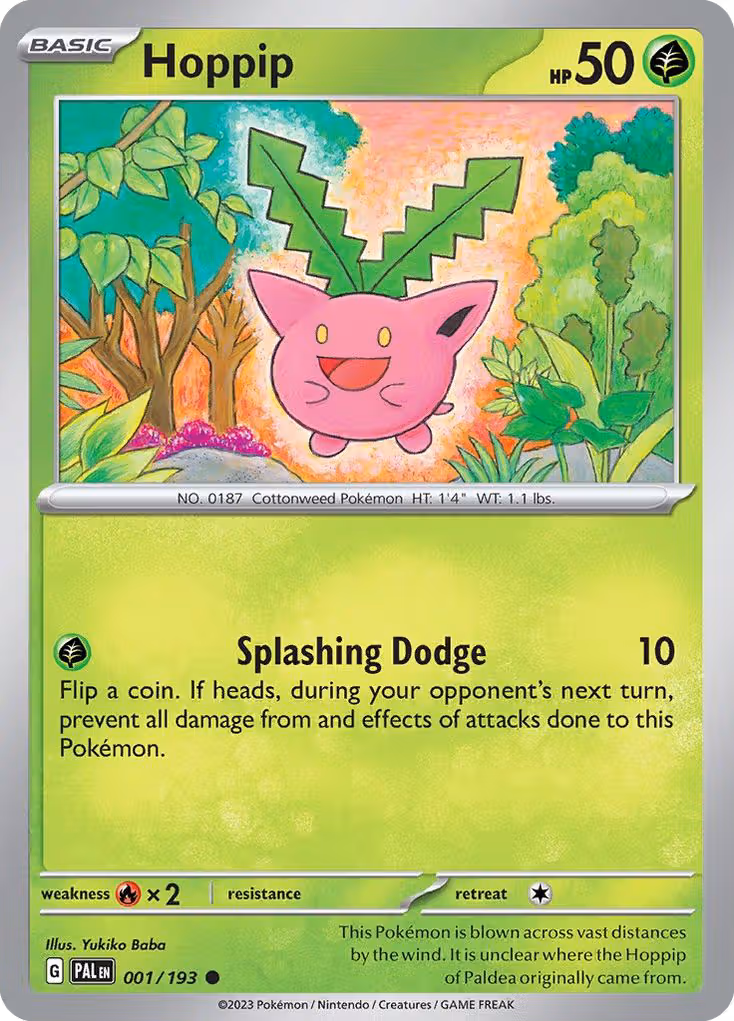Hoppip 1/193 Pokemon card