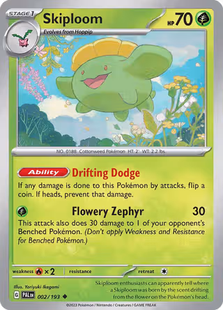 Skiploom 2/193 Pokemon card