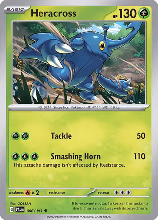 Heracross 6/193 Pokemon card