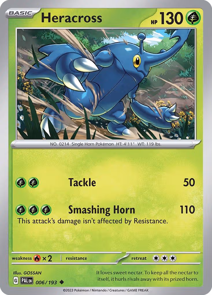 Heracross 6/193 Pokemon card