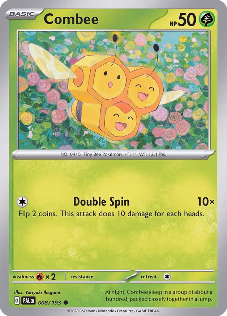 Combee 8/193 Pokemon card