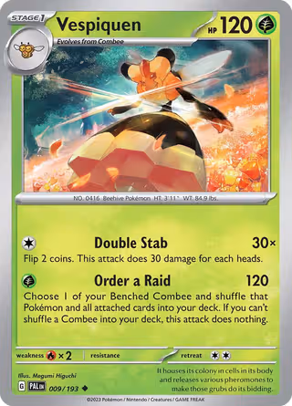 Vespiquen 9/193 Pokemon card