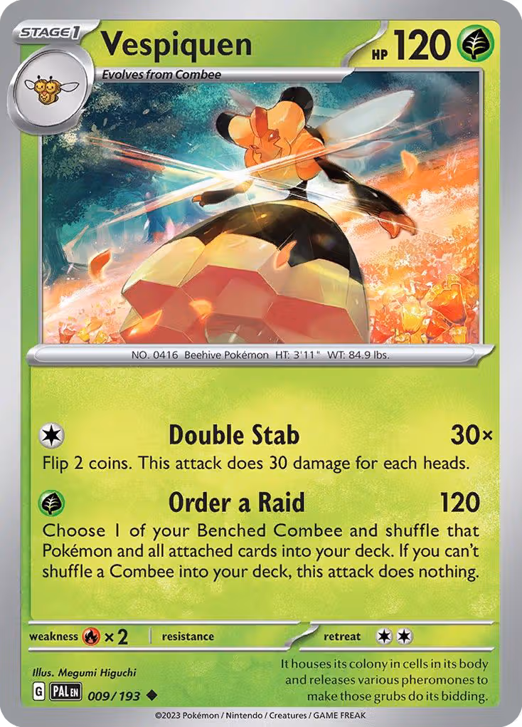 Vespiquen 9/193 Pokemon card