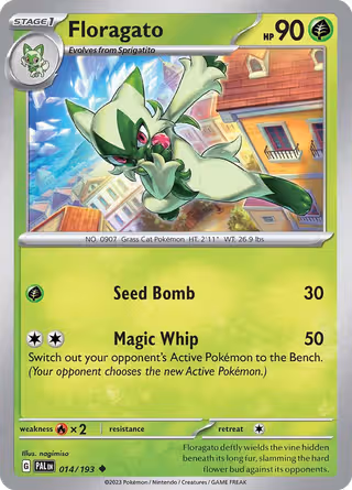 Floragato 14/193 Pokemon card