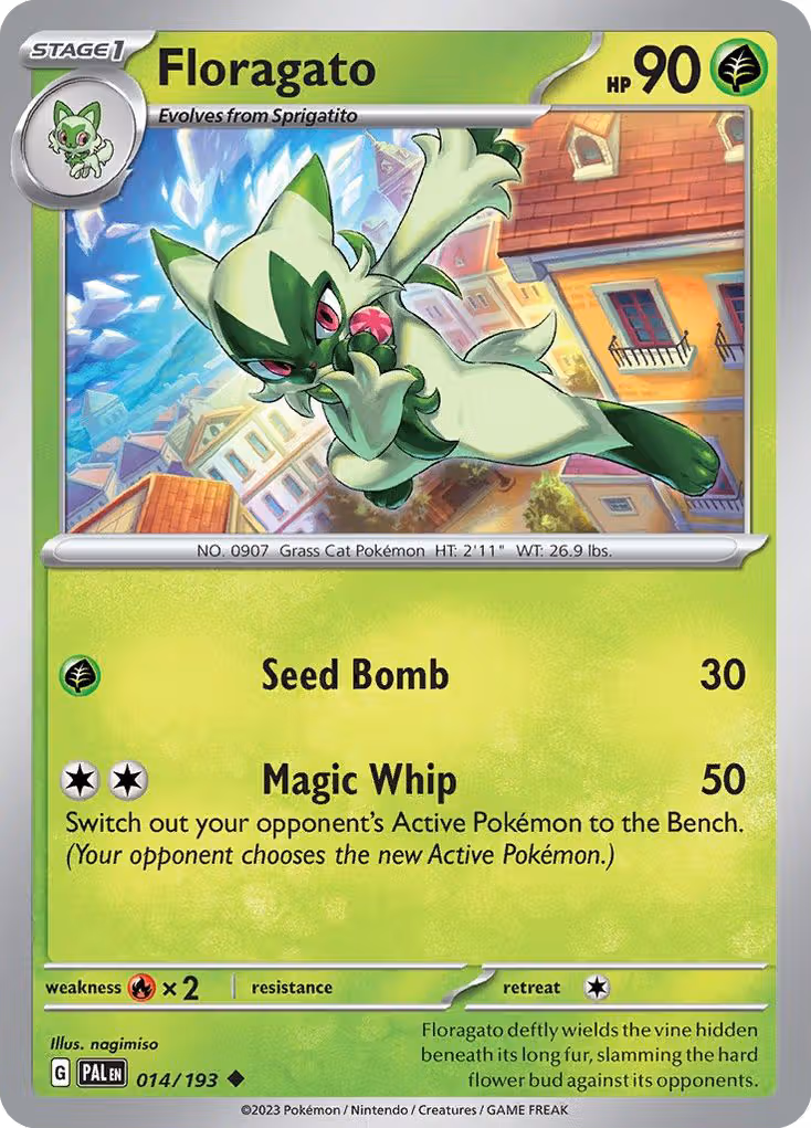 Floragato 14/193 Pokemon card