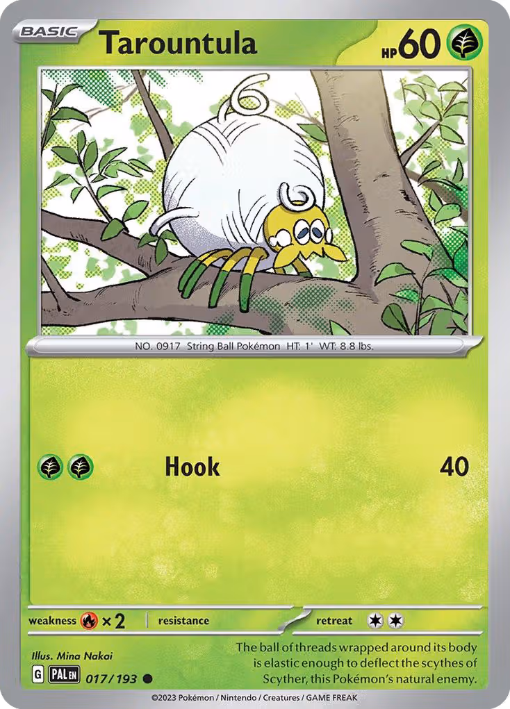 Tarountula 17/193 Pokemon card