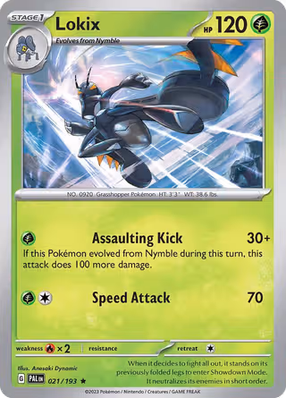 Lokix 21/193 Pokemon card