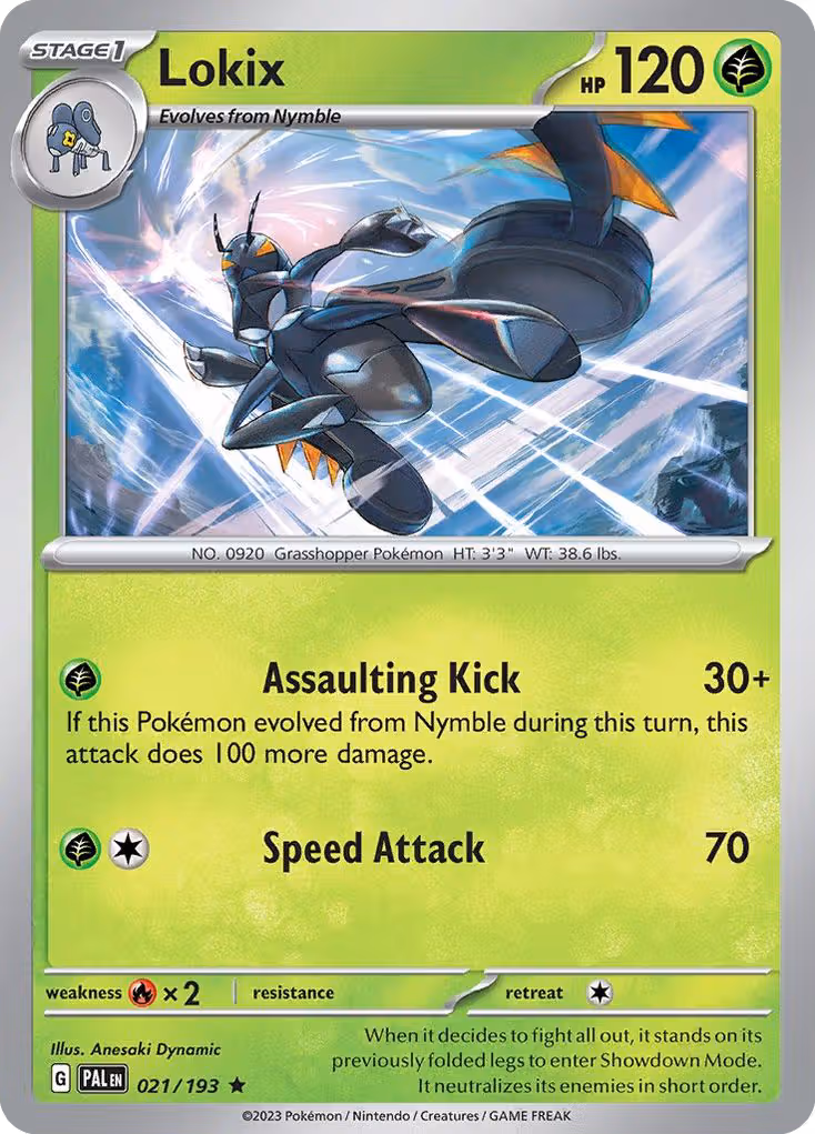 Lokix 21/193 Pokemon card