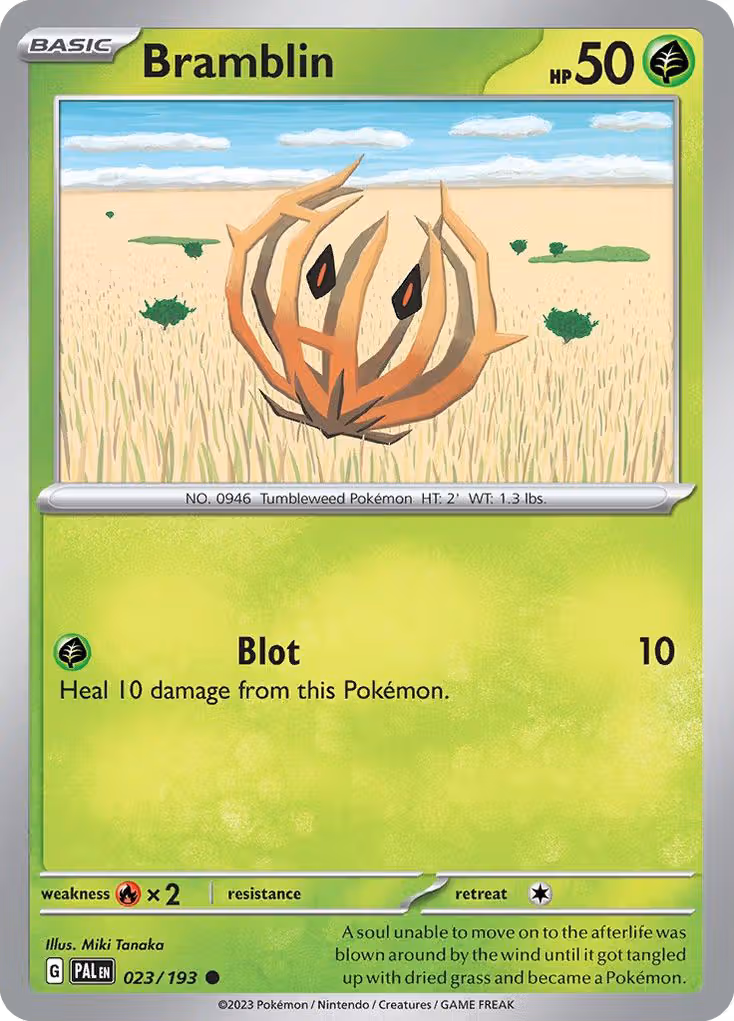 Bramblin 23/193 Pokemon card