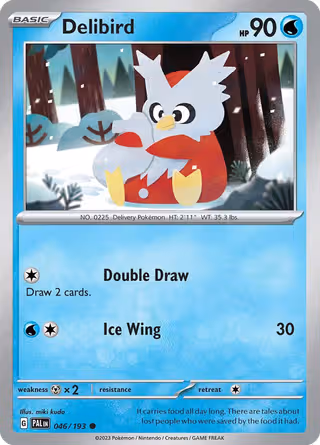 Delibird 46/193 Pokemon card